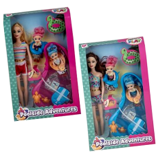 Fashion Doll Family & Pool Playset
